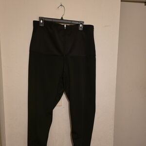 Women's Black  With Silver Inside The  Pants Size 3X